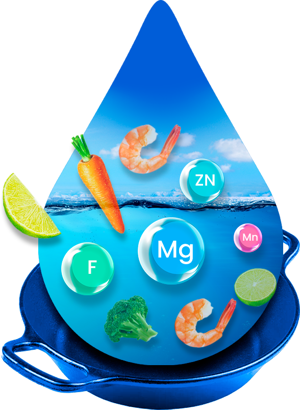 agua de mar para cocinar